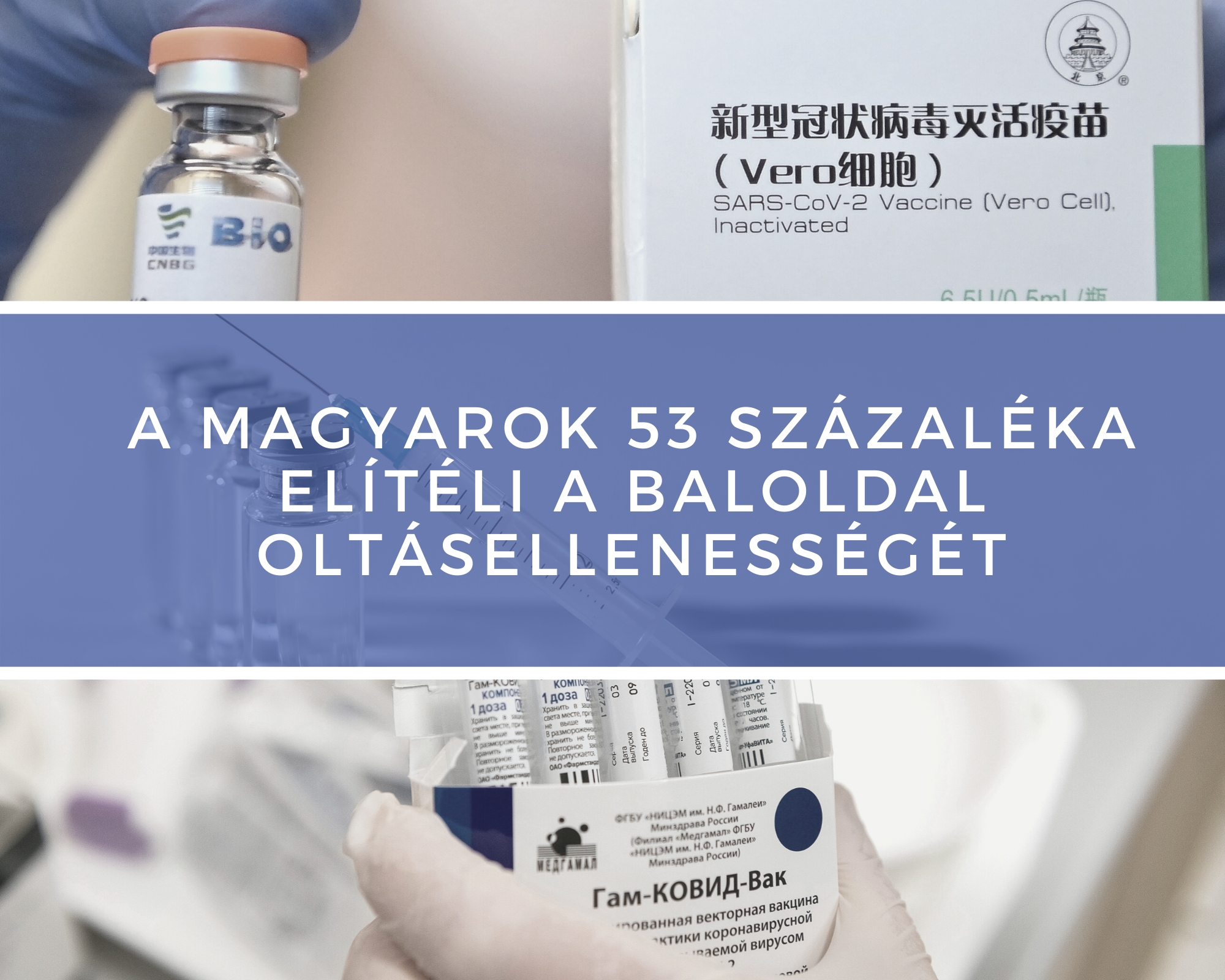 A MAGYAROK 53 SZÁZALÉKA ELÍTÉLI A BALOLDAL OLTÁSELLENESSÉGÉT